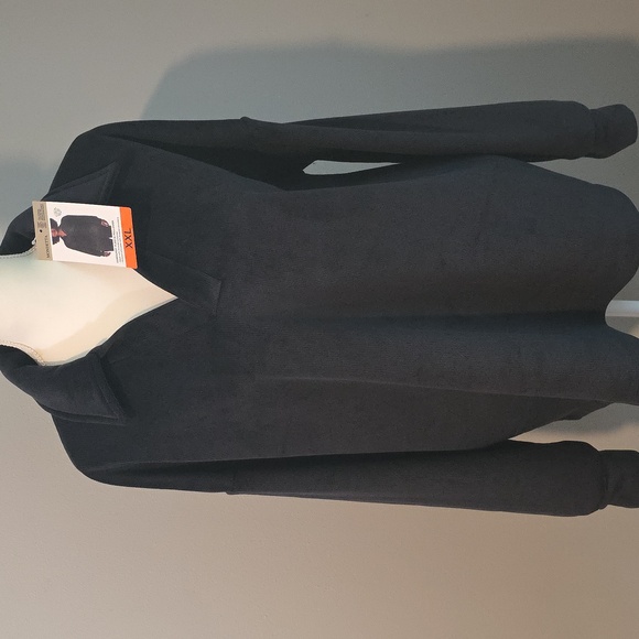🆕️ Mondetta Black Corduroy Fleece Pullover XXL NWT - Picture 1 of 6